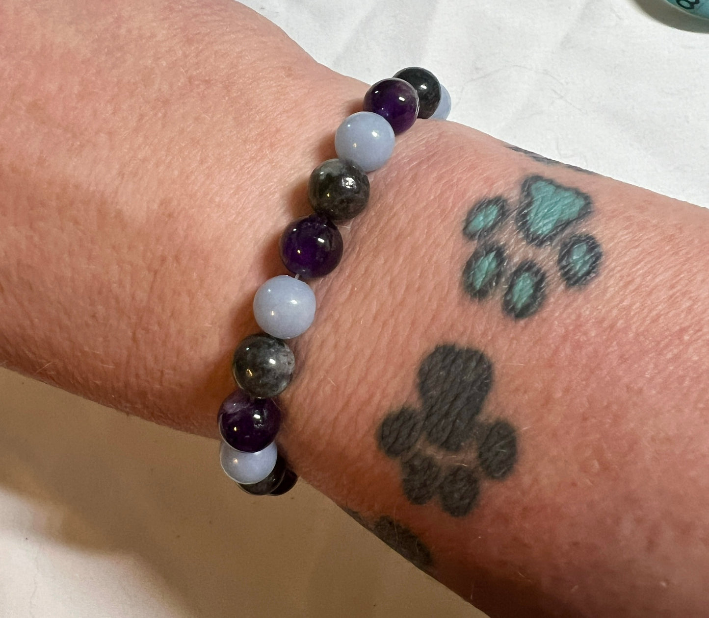 Crystal bracelet for Aquarius