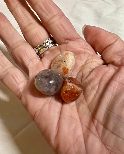 Crystal pouch for motivation