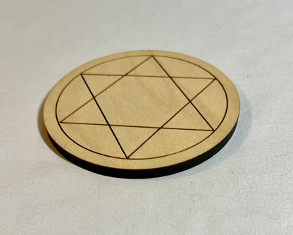 Wood crystal grid