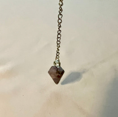 Amethyst handmade pendulum