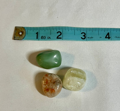 Crystal pouch for optimism