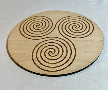 Wood crystal grid