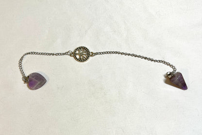 Amethyst handmade pendulum