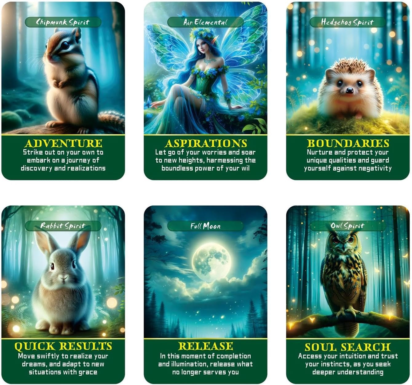 Forest Spirits Oracle Deck