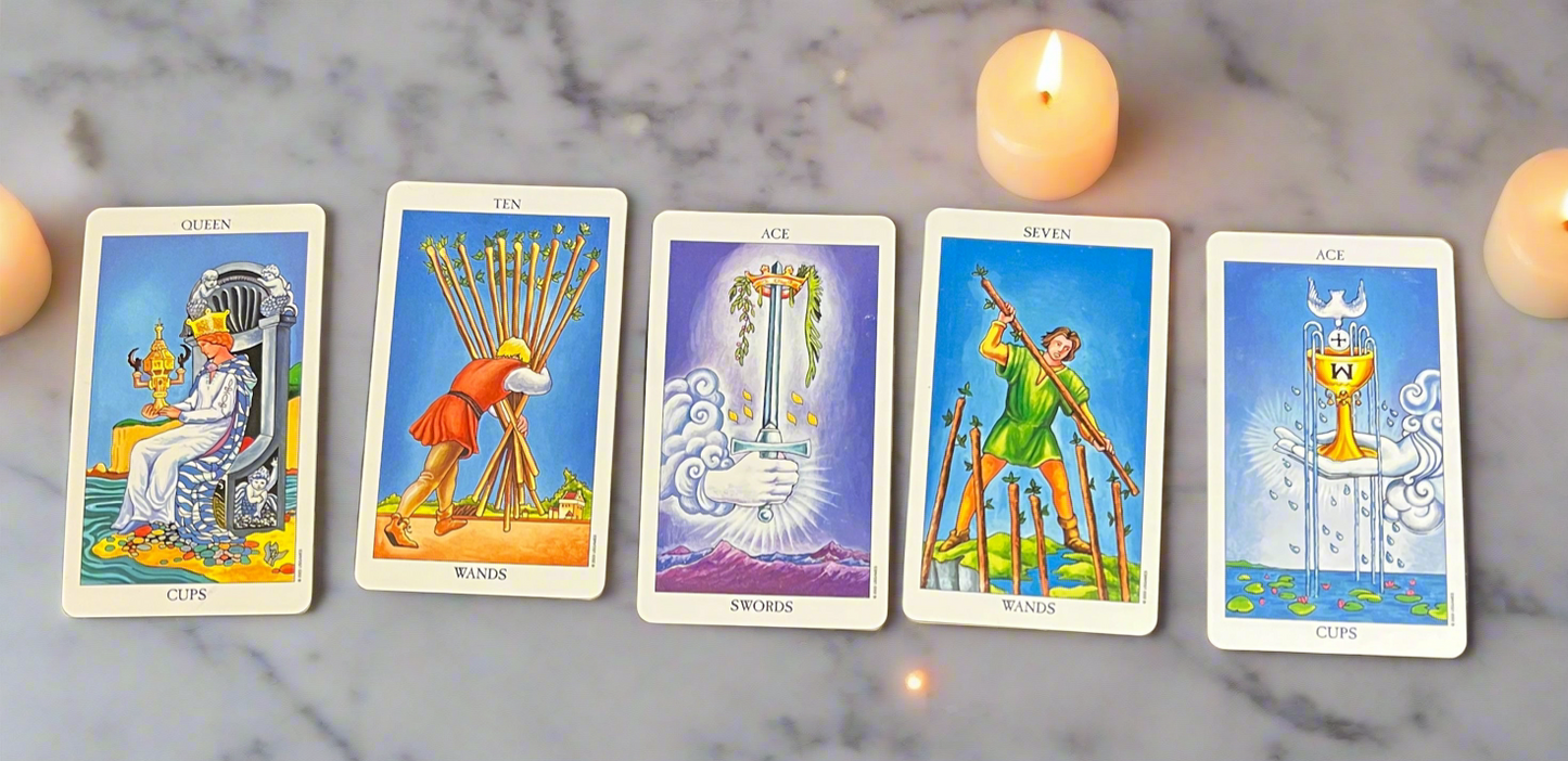 5 Card Tarot Reading, Card Reading, Tarot Card Reading