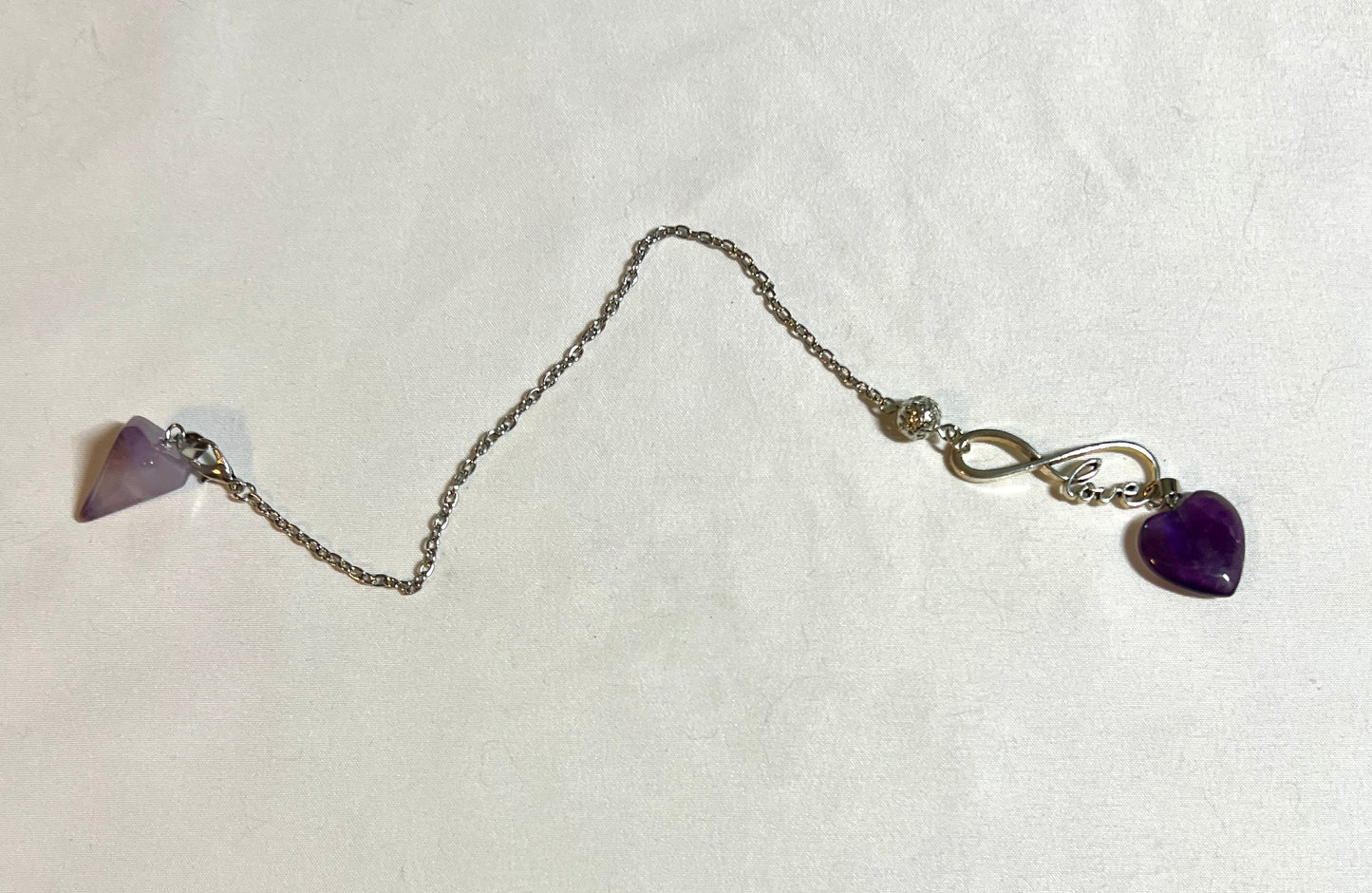 Amethyst handmade pendulum