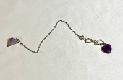 Amethyst handmade pendulum