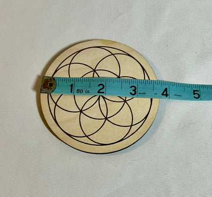 Wood crystal grid