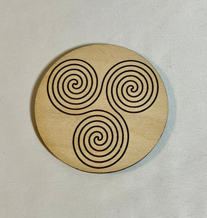 Wood crystal grid