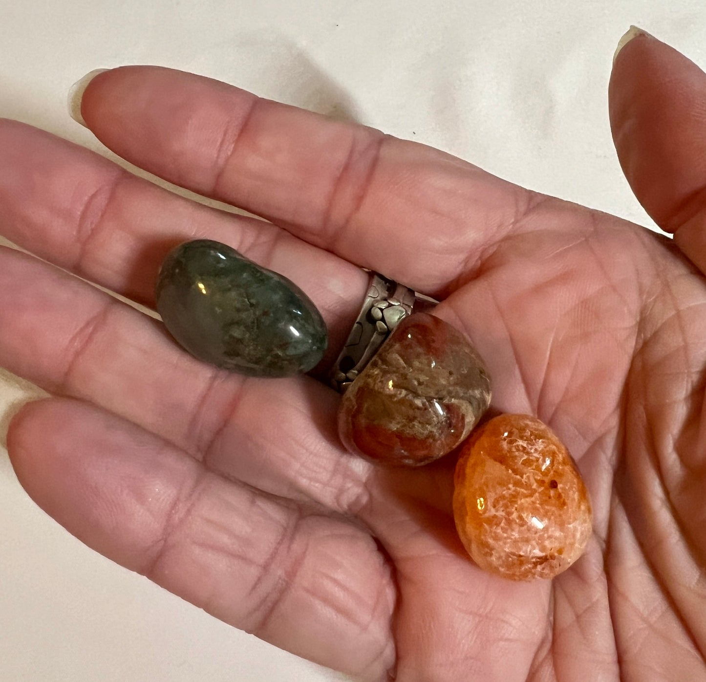 Crystal pouch for anger