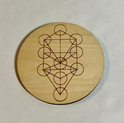 Wood crystal grid