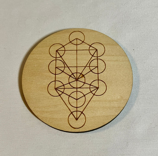 Wood crystal grid