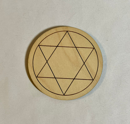 Wood crystal grid