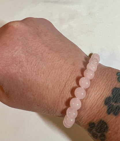Rose Quartz Crystal Bracelet