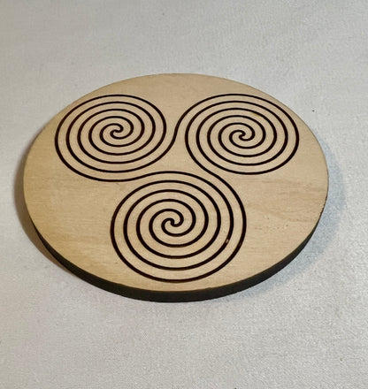 Wood crystal grid