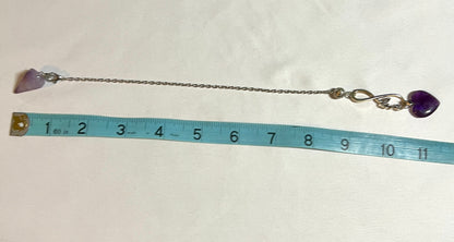 Amethyst handmade pendulum