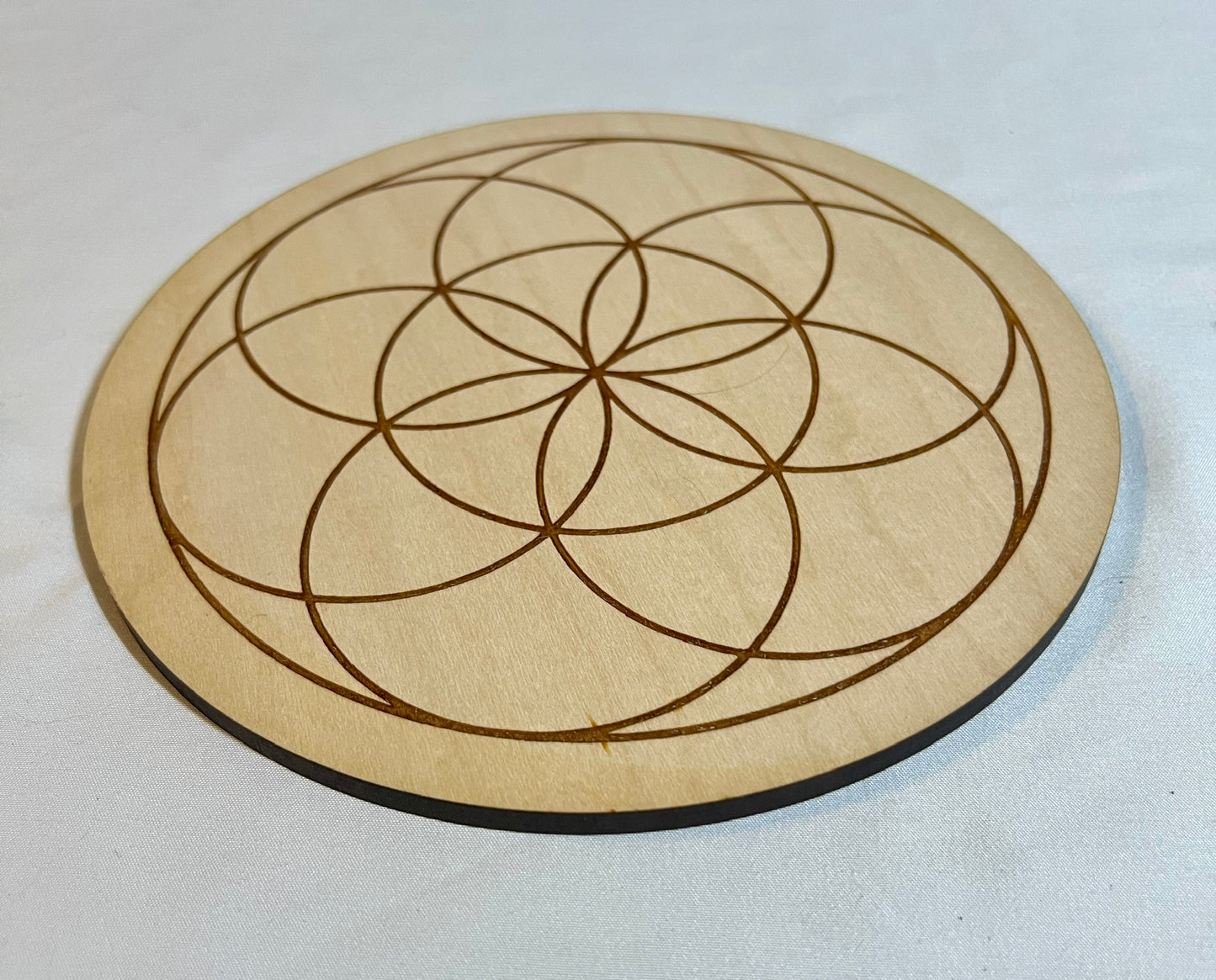 Wood crystal grid