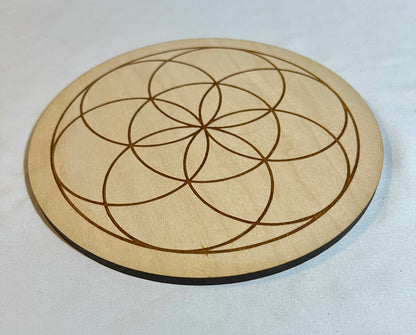 Wood crystal grid