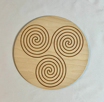 Wood crystal grid