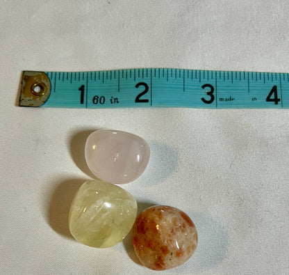 Crystal pouch for positivity