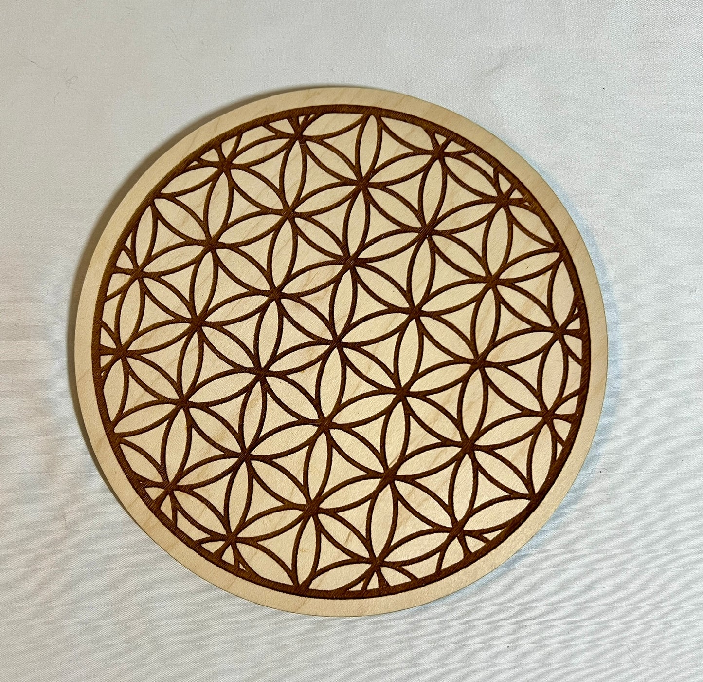 Wood crystal grid