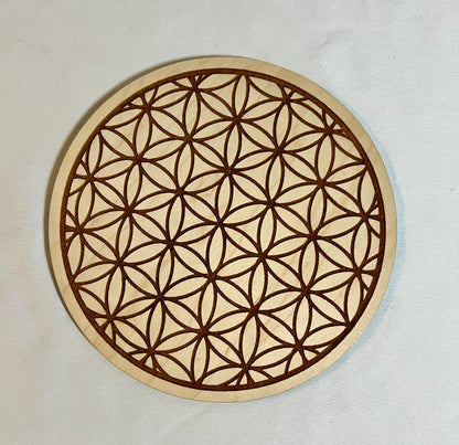 Wood crystal grid
