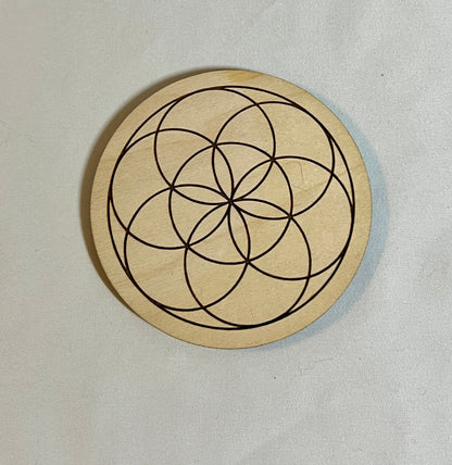 Wood crystal grid