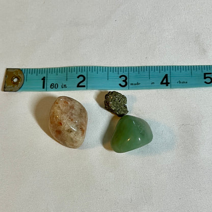 Crystal pouch for good luck