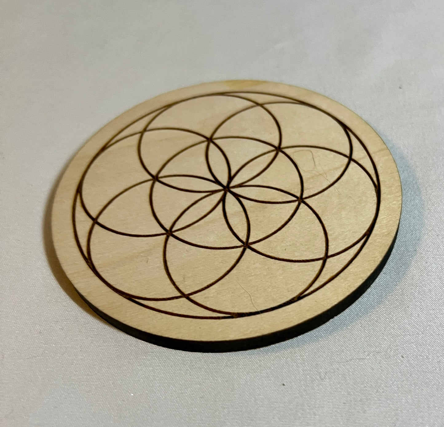Wood crystal grid