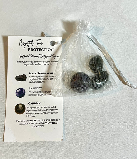 Crystal pouch for protection