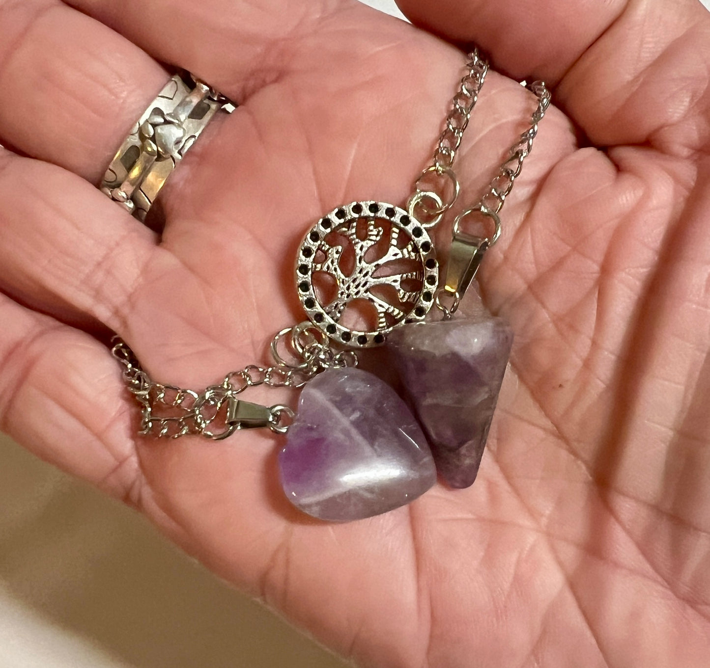 Amethyst handmade pendulum