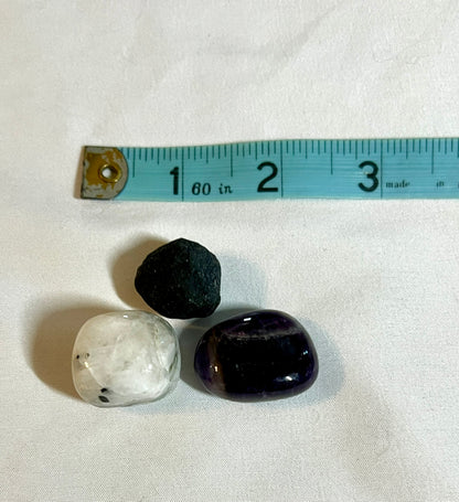 Crystal pouch for grief