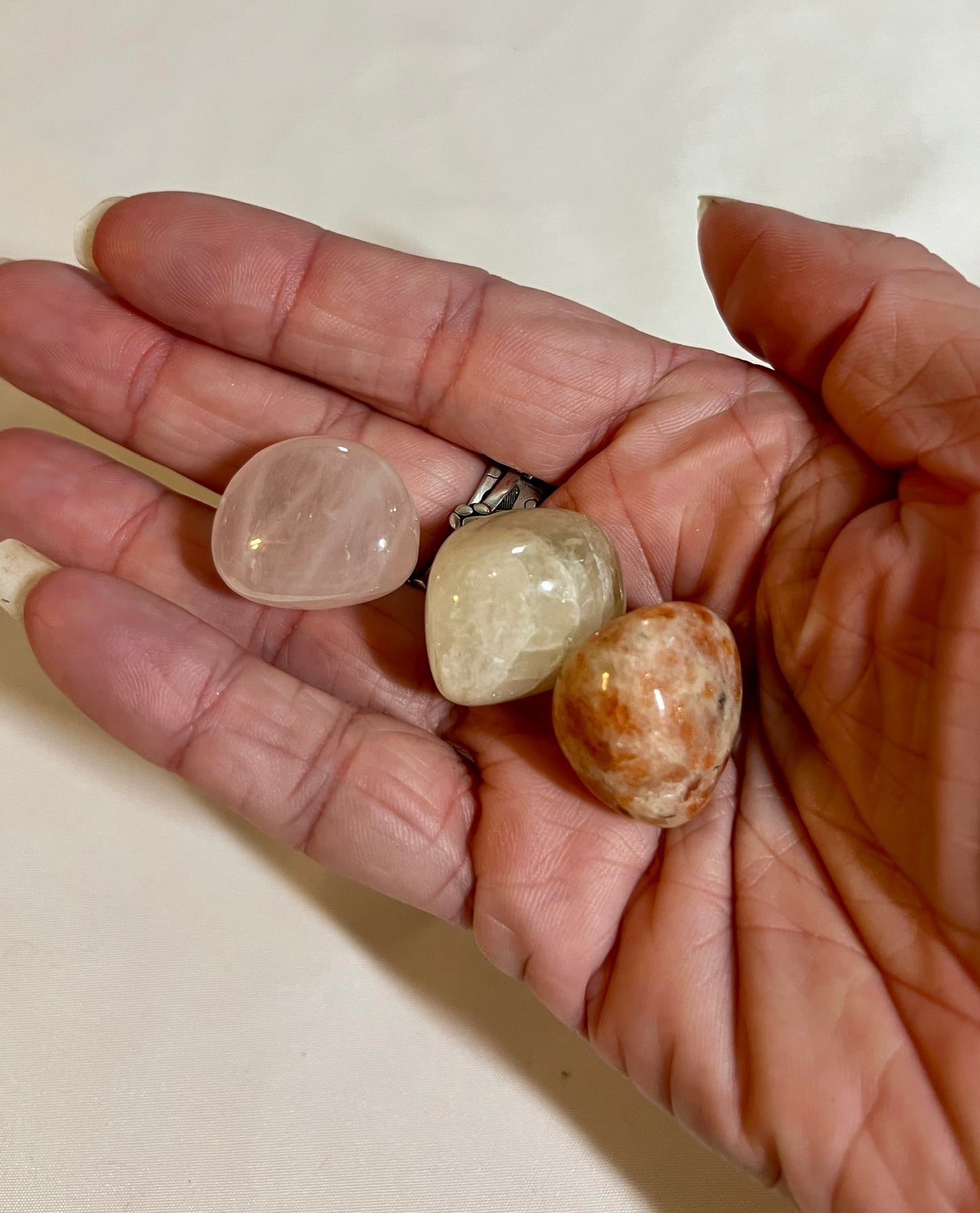 Crystal pouch for positivity