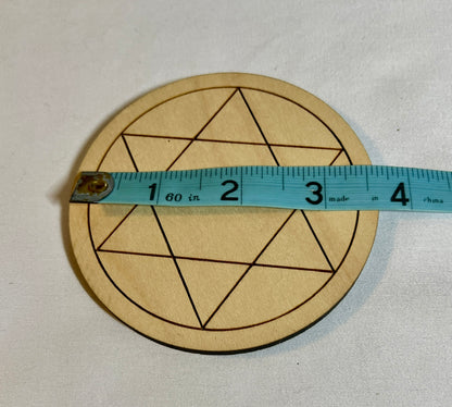 Wood crystal grid