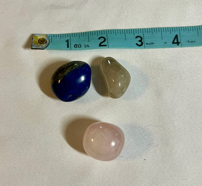 Crystal pouch for depression